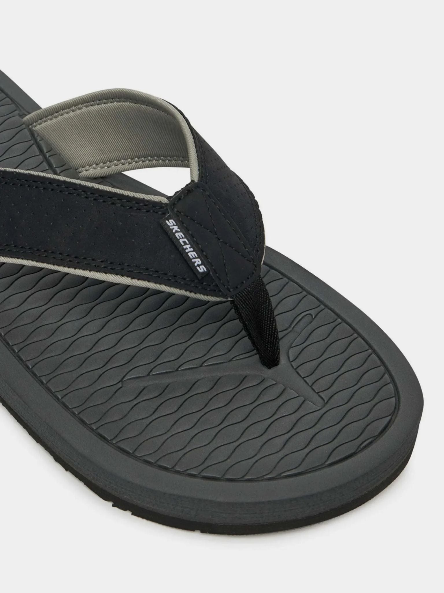  Dép Xỏ Ngón Nam Big Size Skechers Màu Xám – Size 45 - 50 