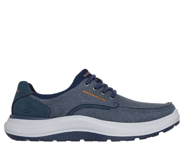  Giày Lười Nam Big Size Skechers Relaxed Fit Altman Finch Navy Êm Chân Size 45 - 48 