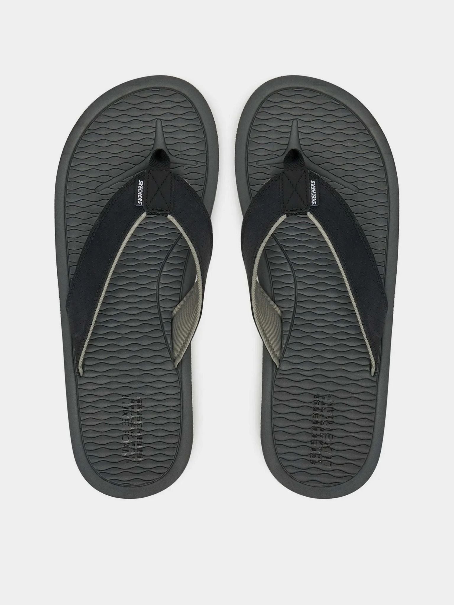  Dép Xỏ Ngón Nam Big Size Skechers Màu Xám – Size 45 - 50 