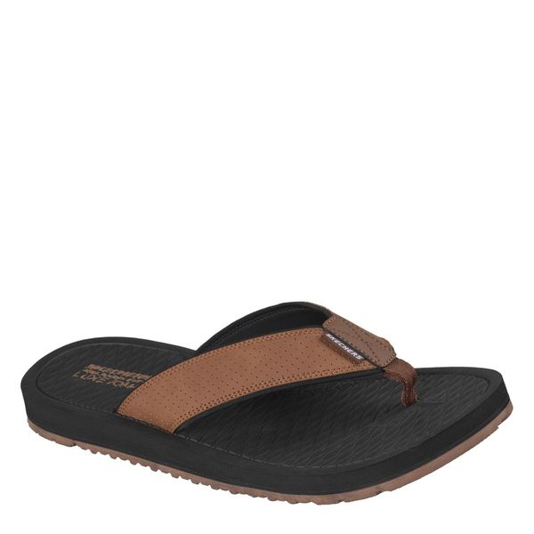  Dép Xỏ Ngón Nam Big Size Skechers Tantric Copano Màu Nâu – Size 45–50 