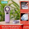 Quạt cầm tay tích điện miLife F10 đầu xoay 180 độ