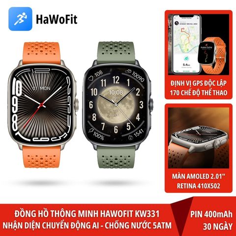 Đồng hồ thông minh HaWoFit kw331 tích hợp GPS độc lập