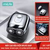 Máy cạo râu mini miLife S60P lưỡi đôi từ tính, có hiển thị pin