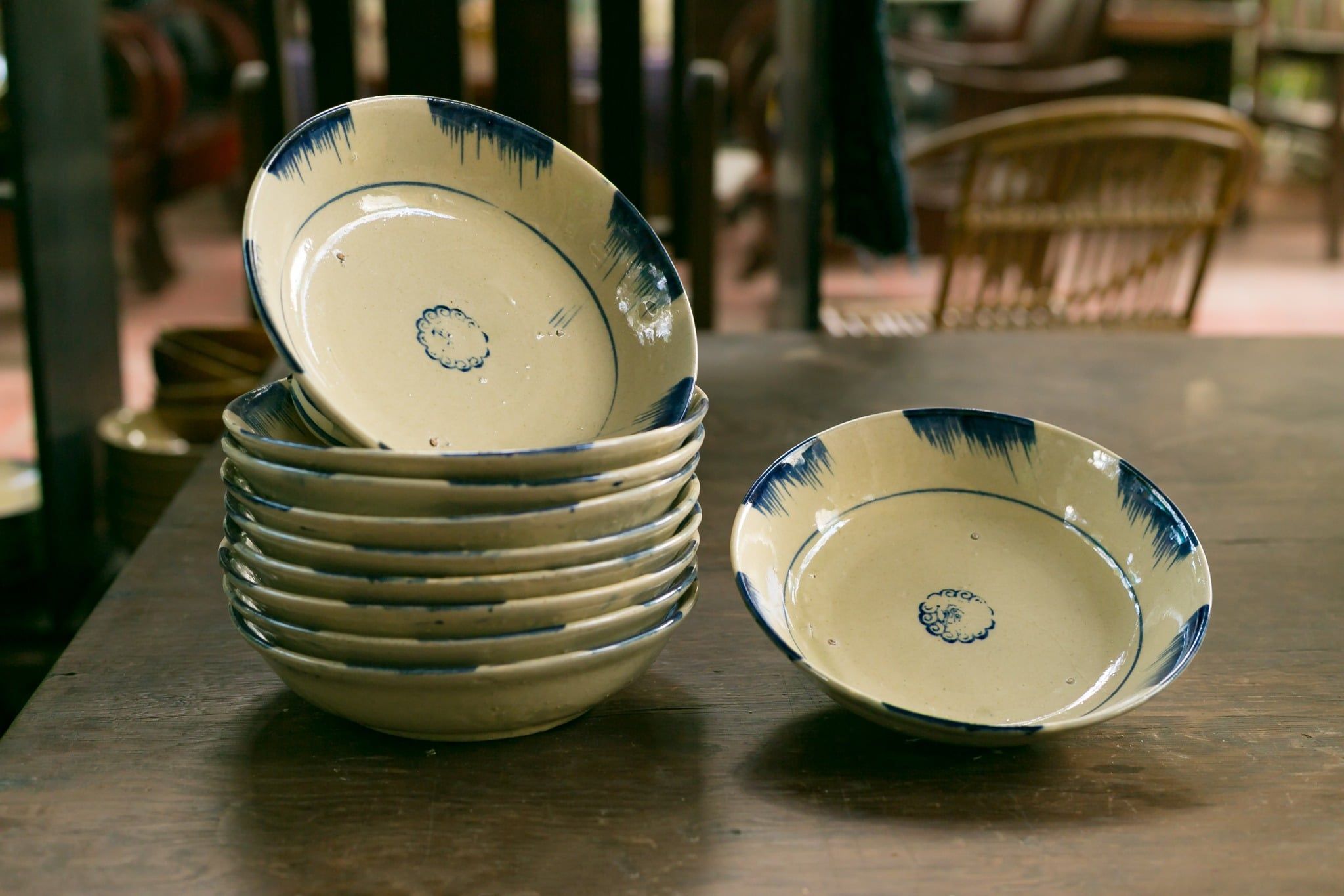  Dĩa hảo phết xanh - Lò gas, chén bát Lái Thiêu, R20xC5-9907h1o061 