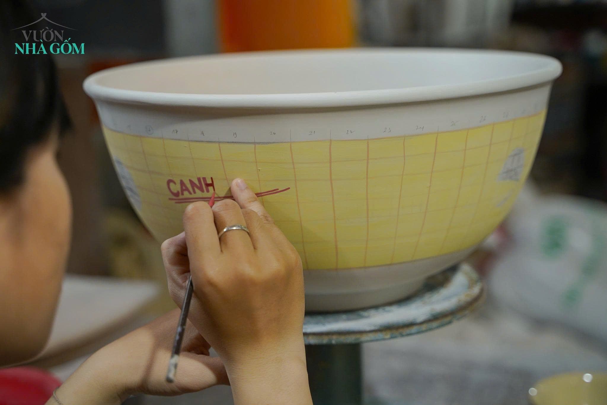  VNG x Canh Bún Gánh CÔ HỤM | Dự án Tô Gốm cá nhân hóa thương hiệu. 