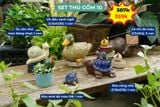  Combo Thú Gốm Trang Trí, Quà Tặng Bạn Bè - combo với giá ưu đãi 