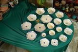 CBLT, Dĩa hảo sâu lòng phết xanh, chén bát Lái Thiêu, R20xC5, Đĩa Gốm đựng món xào. 