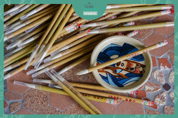  Cọ lông thỏ phủ men (1 Cây) -  SP001086 