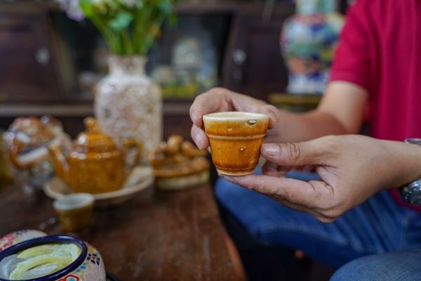  Tách Uống Trà, Tách Cà Phê Lái Thiêu, Gốm Lái Thiêu Nam bộ, Ly Tách Uống Trà 