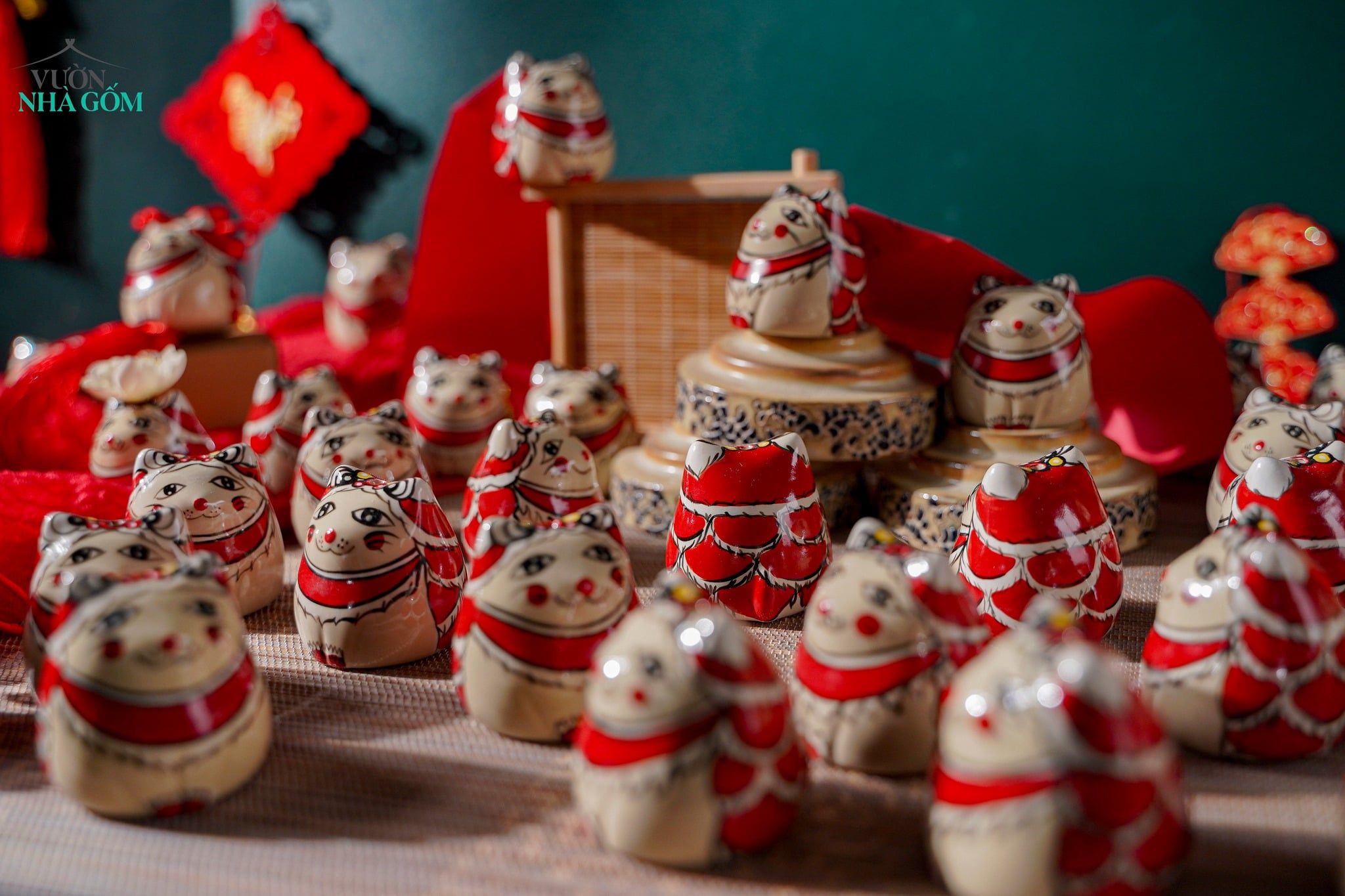  [TẾT] Mèo Nhí Vẽ Hoạ Tiết Múa Lân - Quà Tặng Ngộ Nghĩnh, Dễ Thương - BST Tết Bính Ngọ 2026 