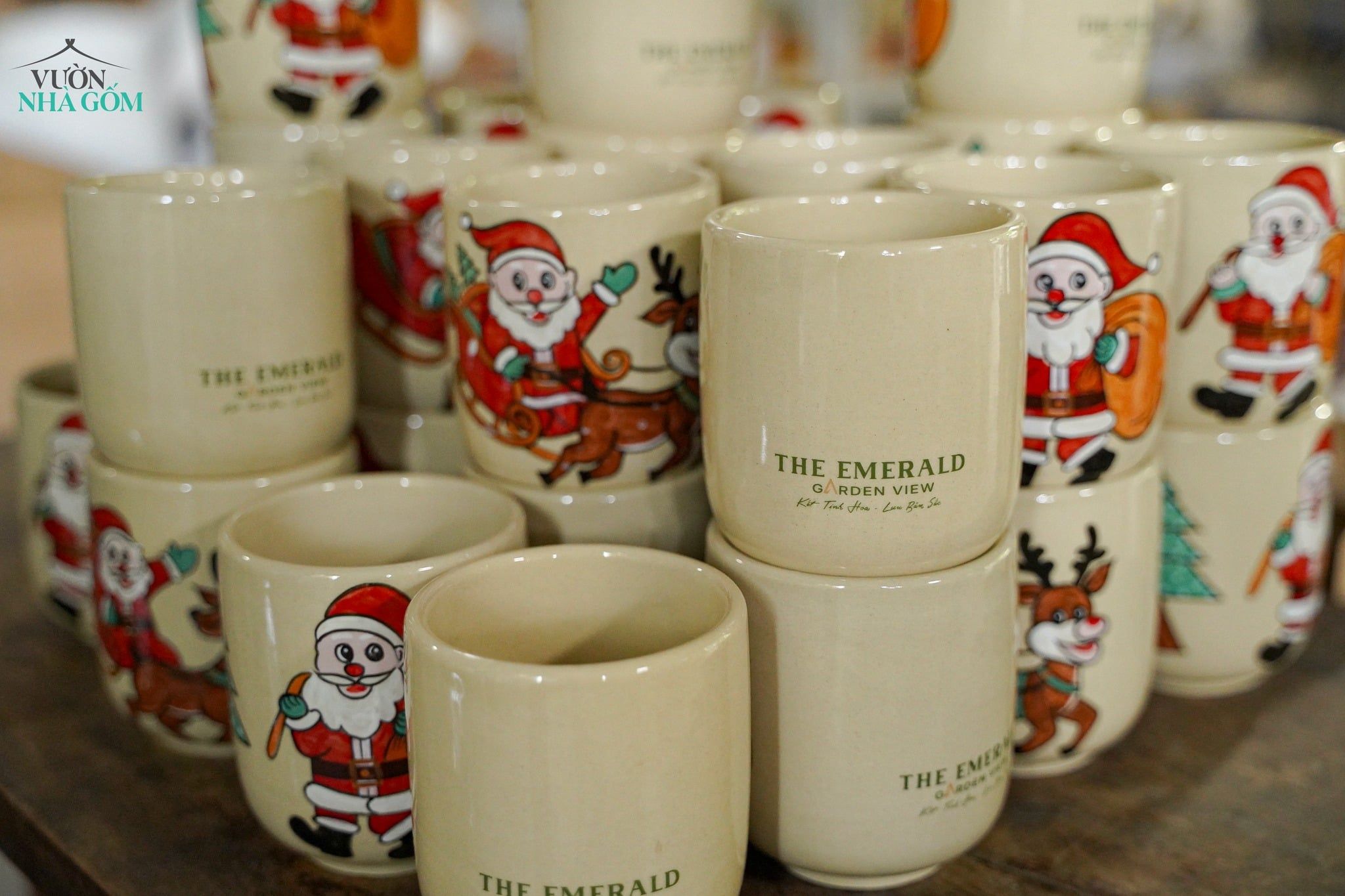  VNG × THE EMERALD GARDEN VIEW | Dự án Ly Quà Tặng Gốm Cá Nhân Hoá 