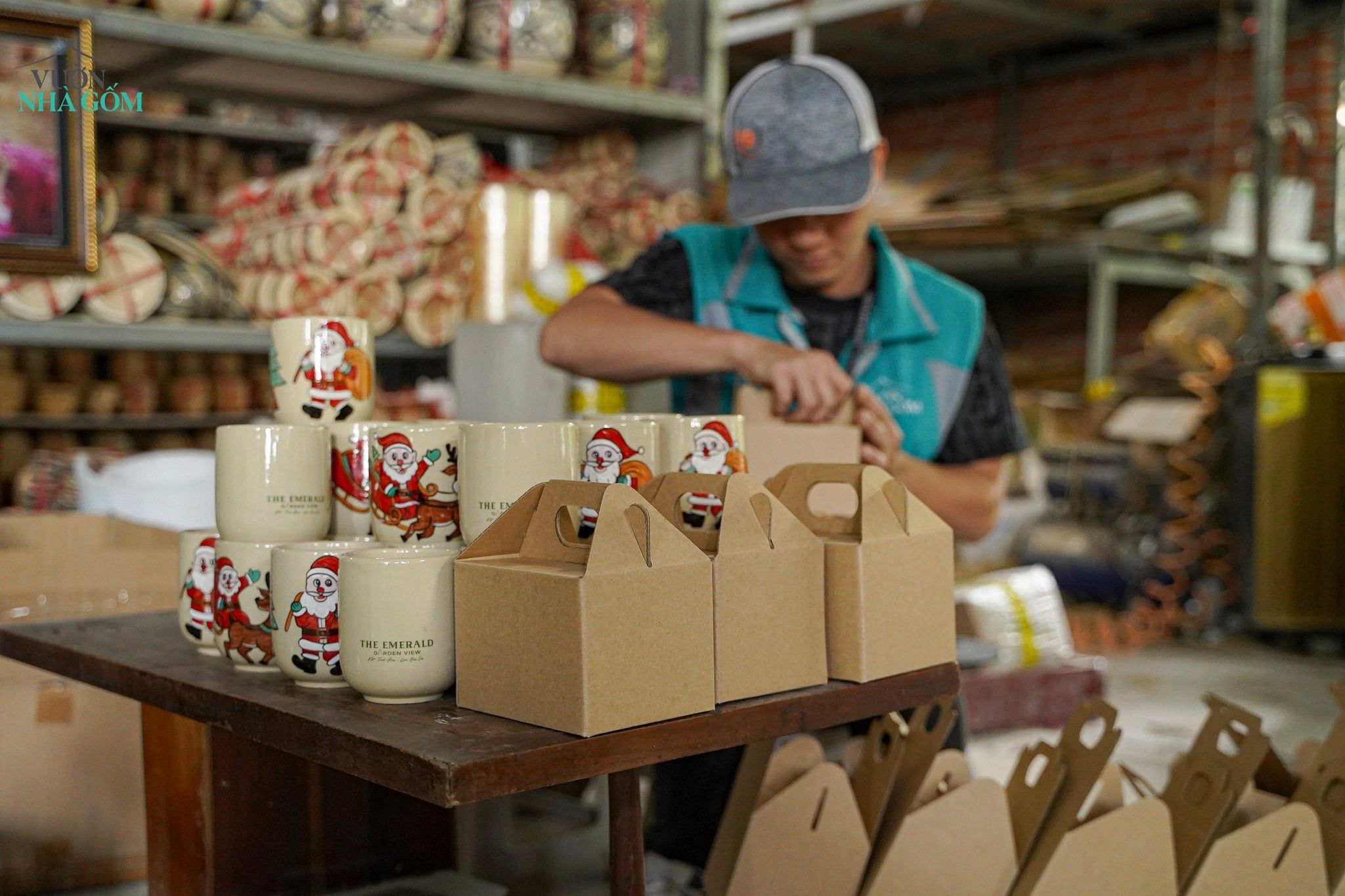  VNG × THE EMERALD GARDEN VIEW | Dự án Ly Quà Tặng Gốm Cá Nhân Hoá 