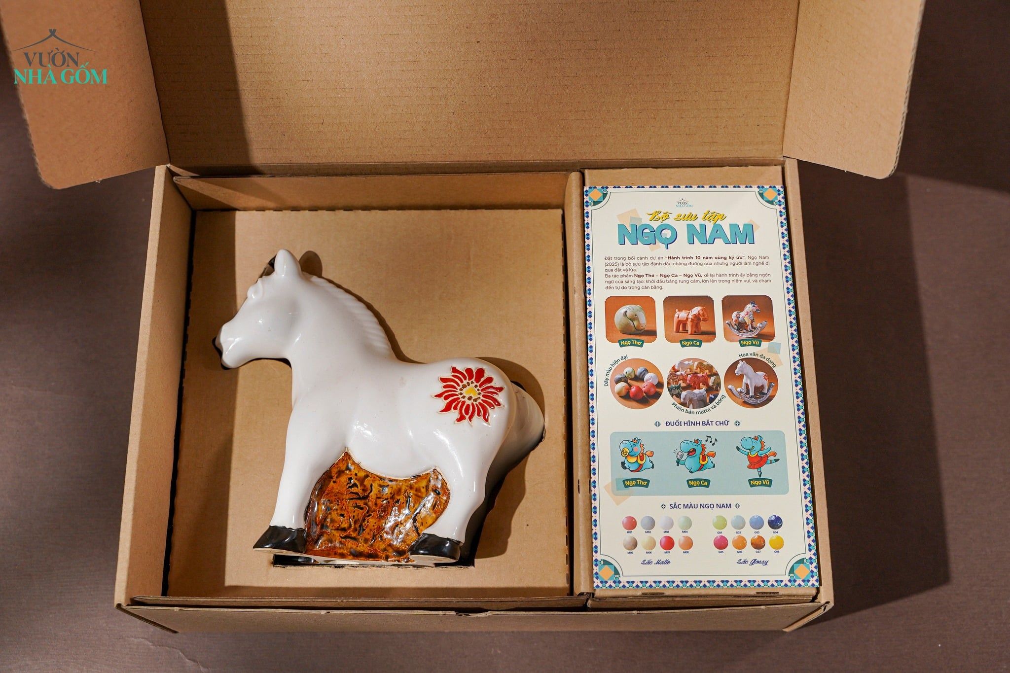  [TẾT] Tượng Ngọ Vũ Bách Hoa phiên bản đặc biệt, linh vật phong thùy, quà tặng decor | BST Ngọ Nam. 