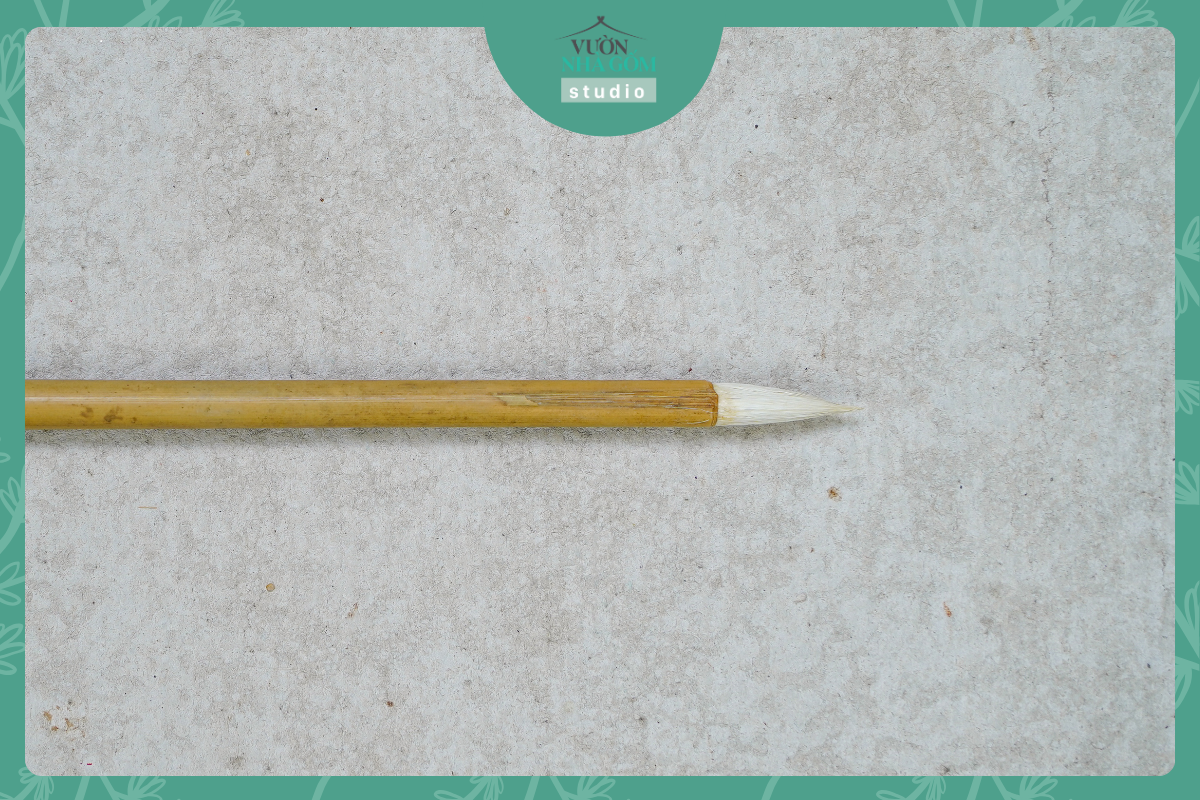  Cọ lông thỏ phủ men (1 Cây) -  SP001086 