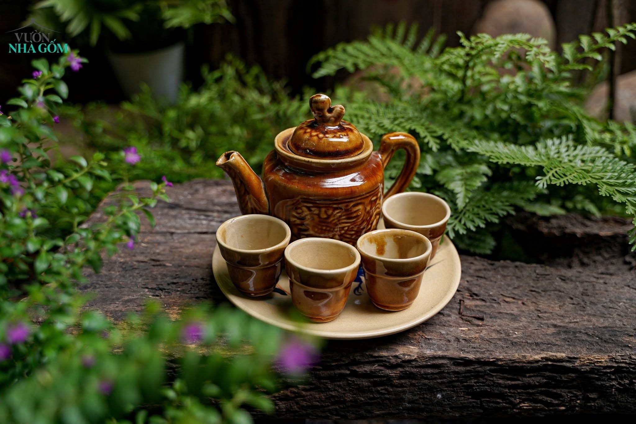  Tách Uống Trà, Tách Cà Phê Lái Thiêu, Gốm Lái Thiêu Nam bộ, Ly Tách Uống Trà 