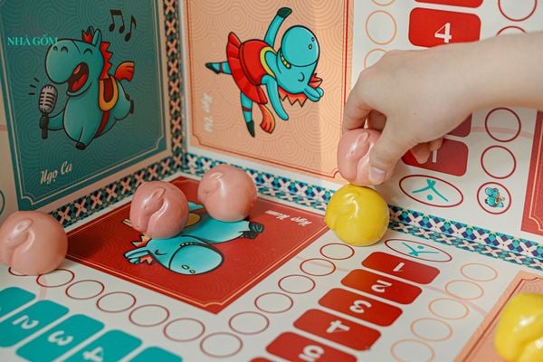  Bộ Trò Chơi Cờ Cá Ngọ Gốm, Sản Phẩm Gốm Quà Tặng Dành Cho Bạn Bè, Người Thân- Phiên Bản Bính Ngọ 2026. 