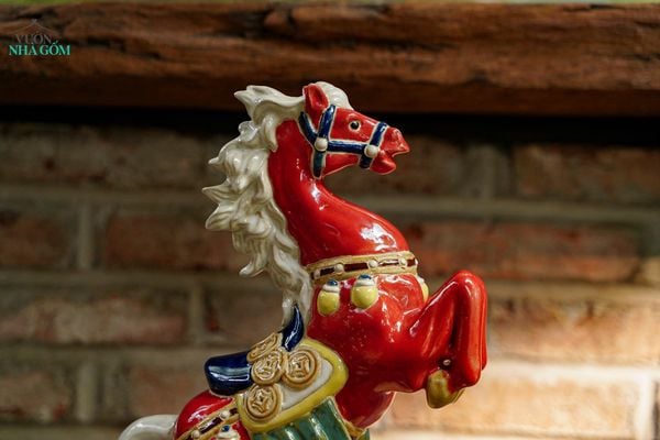  Tượng Ngân Mã, Tượng Gốm Mỹ Nghệ Nam Bộ, Quà Tặng Gốm Cao Cấp 