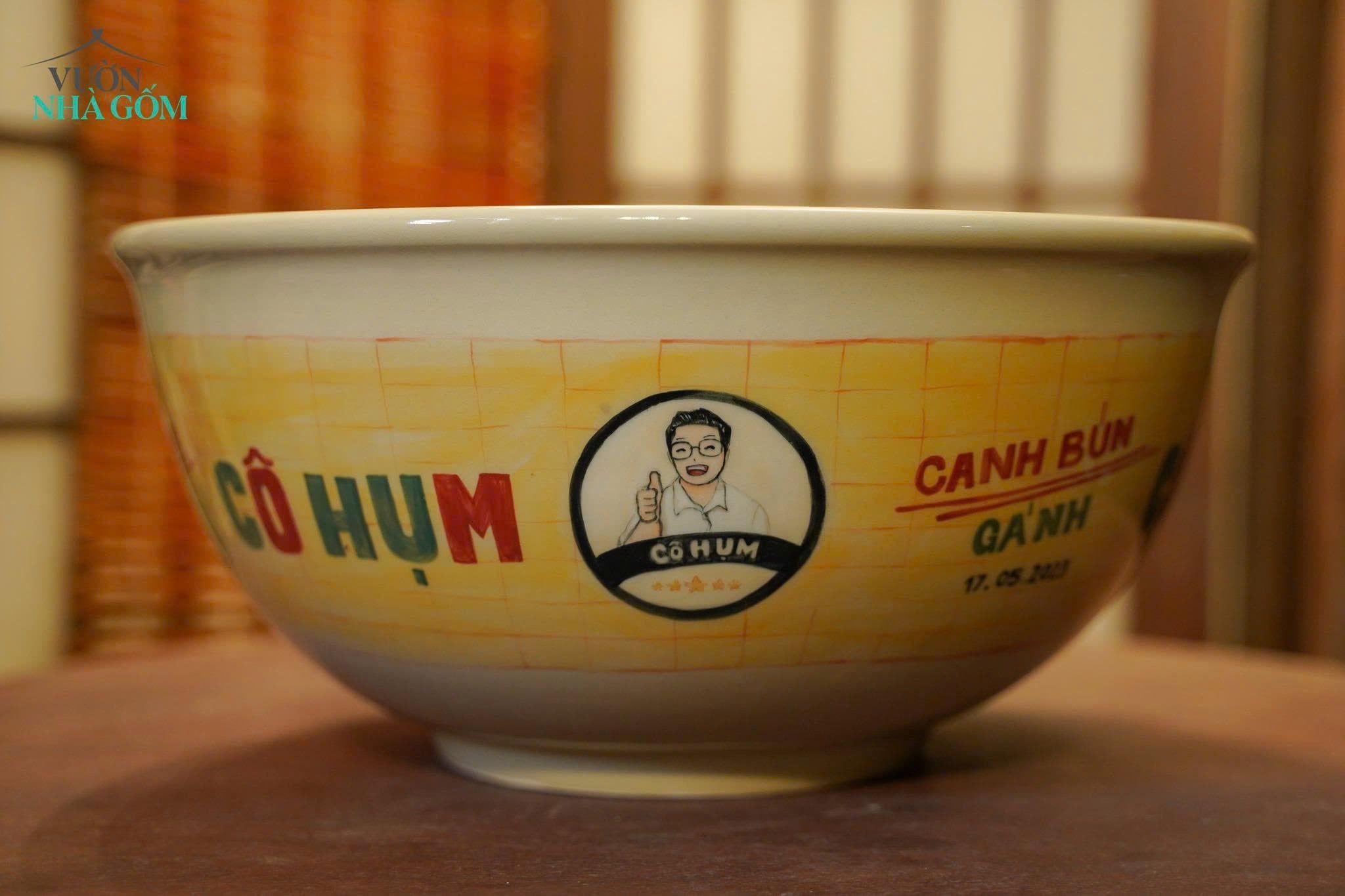  VNG x Canh Bún Gánh CÔ HỤM | Dự án Tô Gốm cá nhân hóa thương hiệu. 