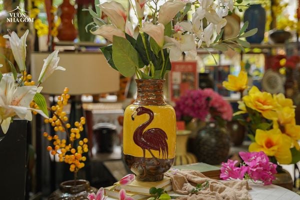  Bình Gốm Điêu Khắc sáng tác độc bản 