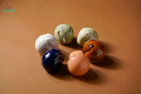  [TẾT] Tượng Ngọ Thơ - Rộng 4cm x Dài 8.5 x Cao 4cm - Quà Tặng, Decor | BST Ngọ Nam. 