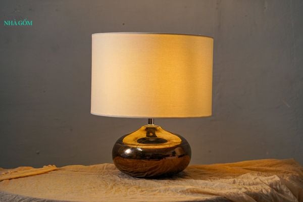  Bộ Đèn Gốm Ánh Đồng - Đèn Decor, Phòng Ngủ, Phòng Khách - Có điều chỉnh ánh sáng. 