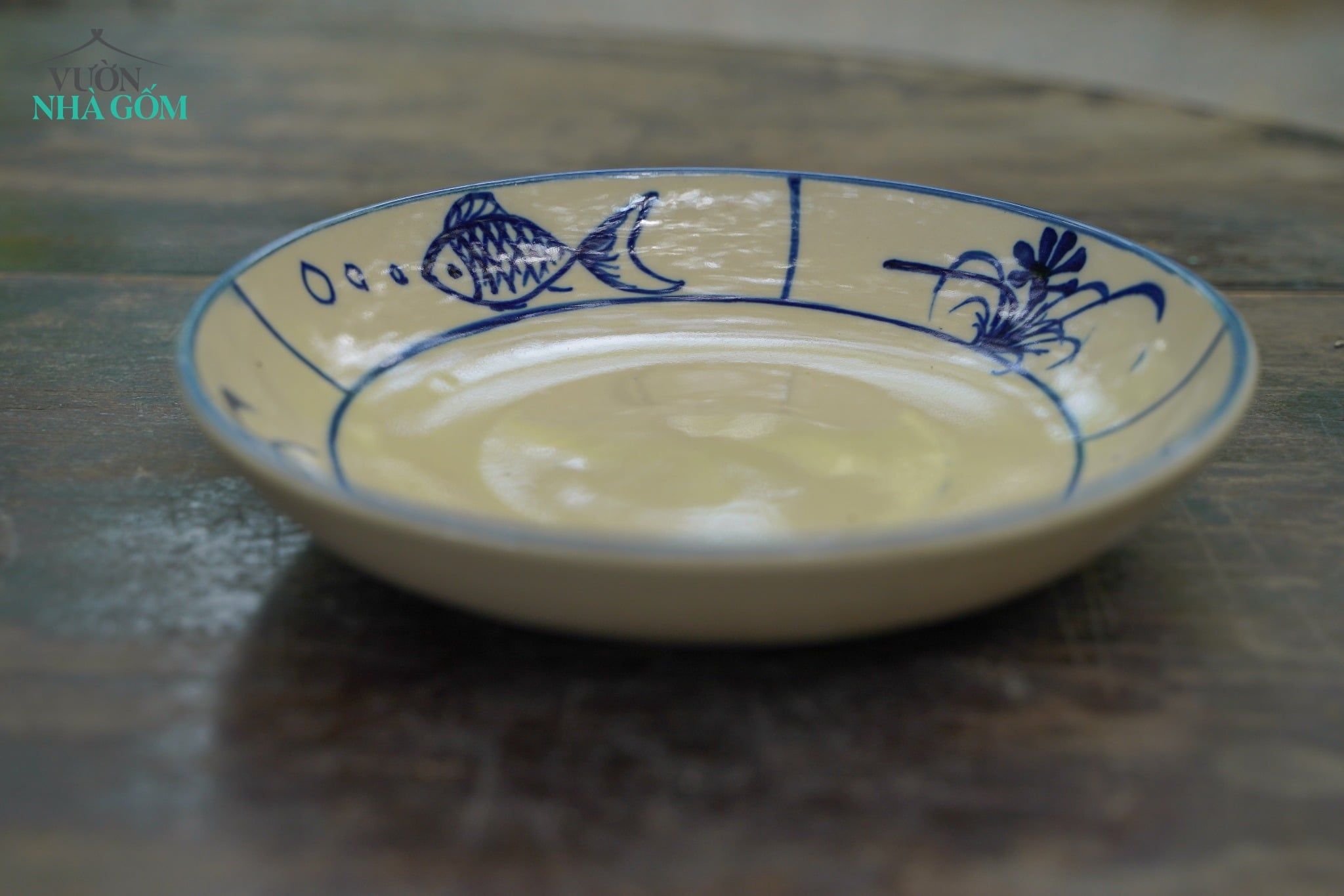  CBLX, Dĩa Hảo Vẽ Cá - Chén Bát Hiện Đại 