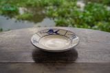  CBLX, Dĩa Lớn 20cm Vẽ Cá - Chén Bát Hiện Đại - Đĩa Đựng Đồ Ăn. 