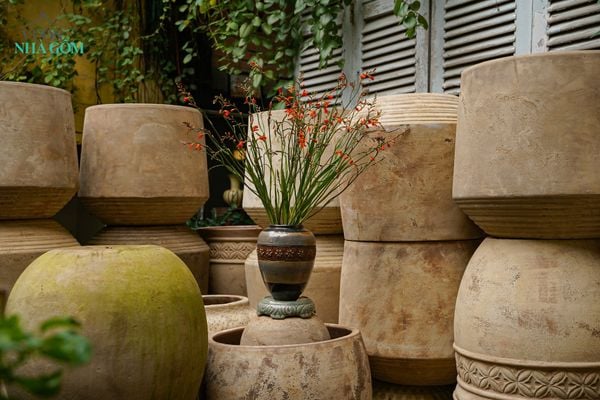  Bình Gốm sáng tác Độc Bản cắm hoa độc đáo 