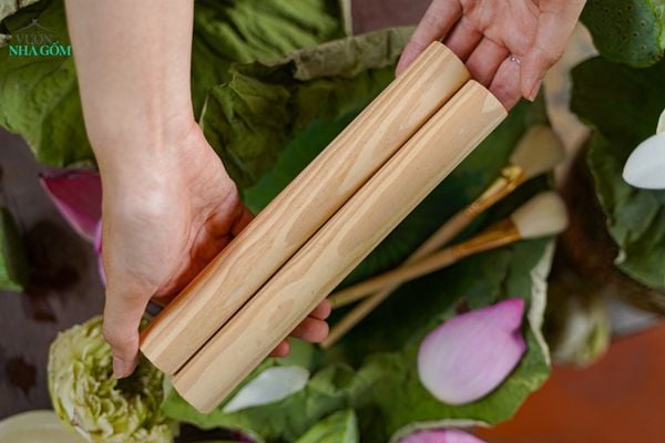  Cây lăn cán đất sét D23cm 