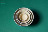  CBLX, Chén Cơm Phết Xanh - Chén Bát Hiện Đại - Bát Ăn Cơm Cao Cấp, Rộng 12cm 