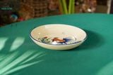  CBLX, Dĩa Sâu Lòng Vẽ Gà Rộng 22cm - Chén Bát Hiện Đại - Đĩa Salad, Dĩa Đựng Rau. 