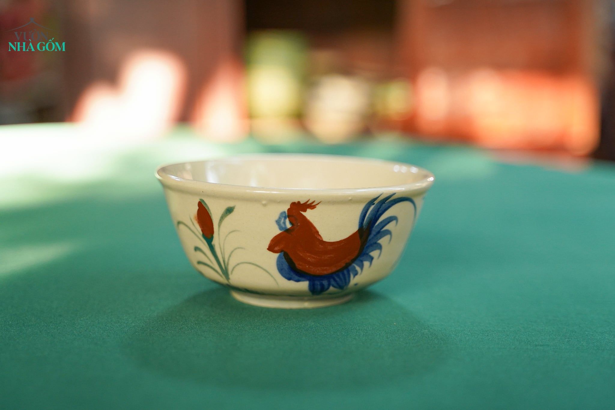  CBLX, Tô Cơm Vẽ Gà - Chén Bát Hiện Đại - Tô Ăn Bún, Tô Phở - R14cm 