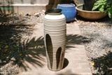  Bình Dáng Thẳng Mỹ Nghệ Phối Màu Độc Đáo, C75 x R25 x M18,5, Bình Gốm Nam Bộ - SP036196 