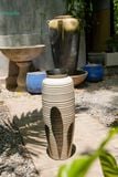  Bình Dáng Thẳng Mỹ Nghệ Phối Màu Độc Đáo, C75 x R25 x M18,5, Bình Gốm Nam Bộ - SP036196 