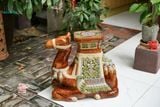  Đôn Gốm Lạc Đà Xưa Nâu Lớn, gốm Nam Bộ - Đôn Gốm Trang Trí 