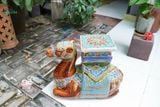  Đôn Gốm Lạc Đà Xưa Nâu Nhỏ, gốm Nam Bộ - Đôn Gốm Trang Trí 