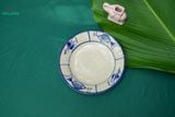  CBLX, Dĩa Tròn Dẹt 25cm Vẽ Cá - Chén Bát Hiện Đại - Đĩa Đựng Đồ Ăn. 