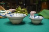  CBLX, Chén Chiết Yêu Lớn Vẽ Cá - Chén Bát Hiện Đại - Tô Chiết Yêu - R17cm 