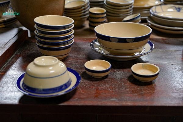  [TẾT] Bộ Chén Bát Chỉ Xanh Cao Cấp - Chén Bát Hiện Đại - Sản Phẩm Quà Tặng Tết Bính Ngọ 2026 