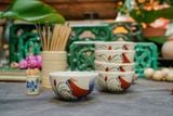  CBLX, Tô Cơm Vẽ Gà - Chén Bát Hiện Đại - Tô Ăn Bún, Tô Phở - R13,5cm 