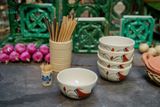  CBLX, Tô Cơm Vẽ Gà - Chén Bát Hiện Đại - Tô Ăn Bún, Tô Phở - R13,5cm 