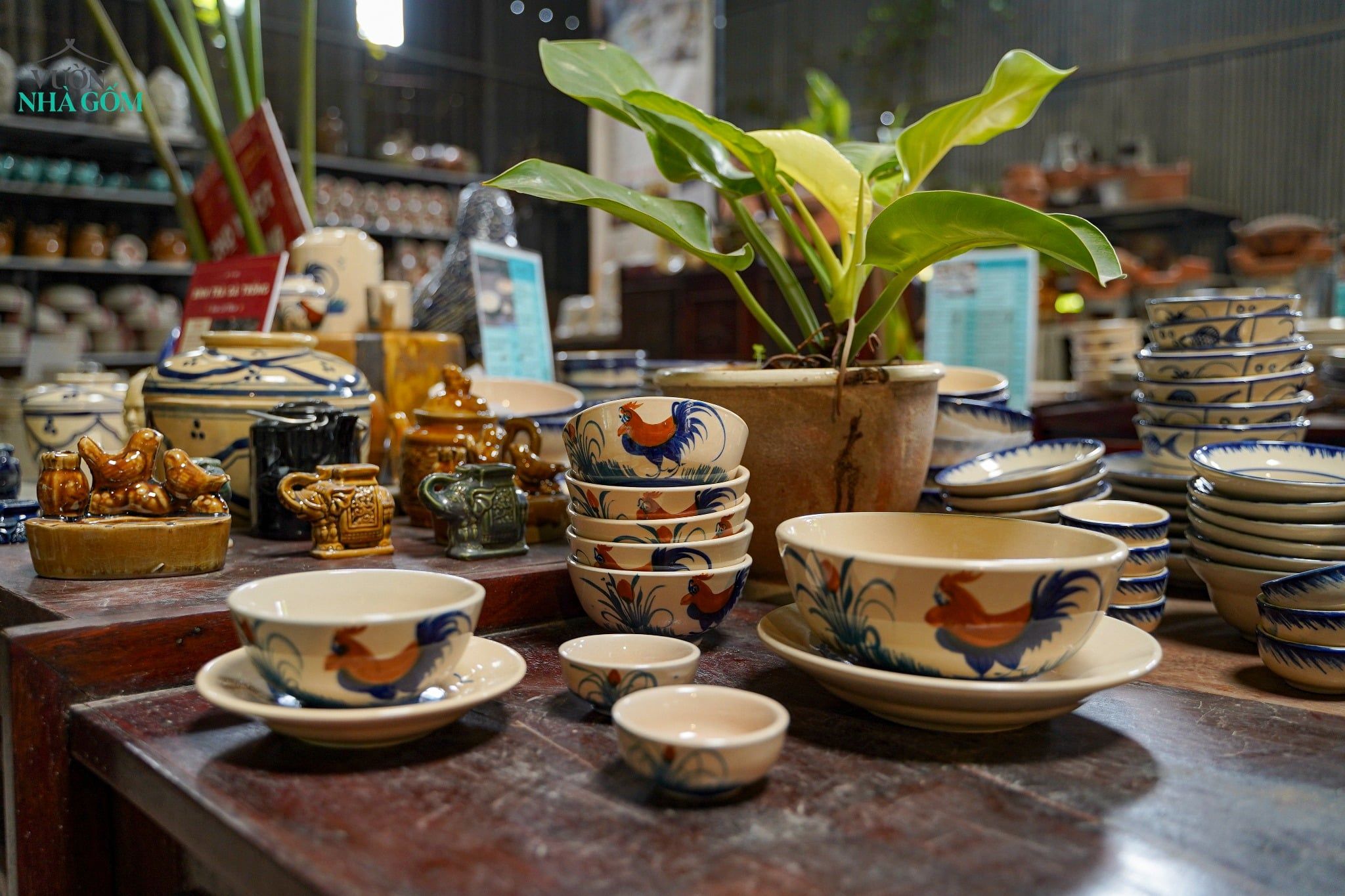  [TẾT] Bộ Chén Bát Vẽ Gà Cao Cấp - Chén Bát Hiện Đại - Sản Phẩm Quà Tặng Tết Bính Ngọ 2026 