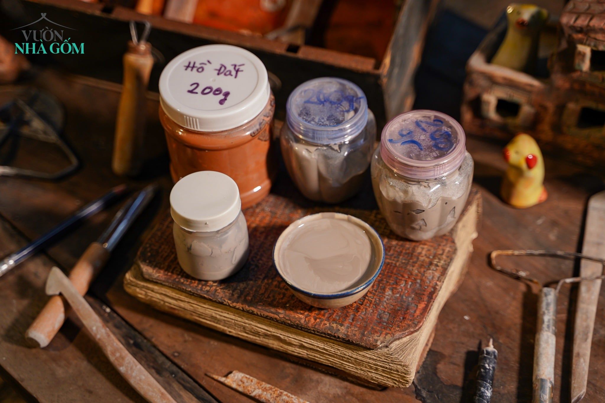  Hồ đất trắng, Hồ đất đỏ (200gram) 