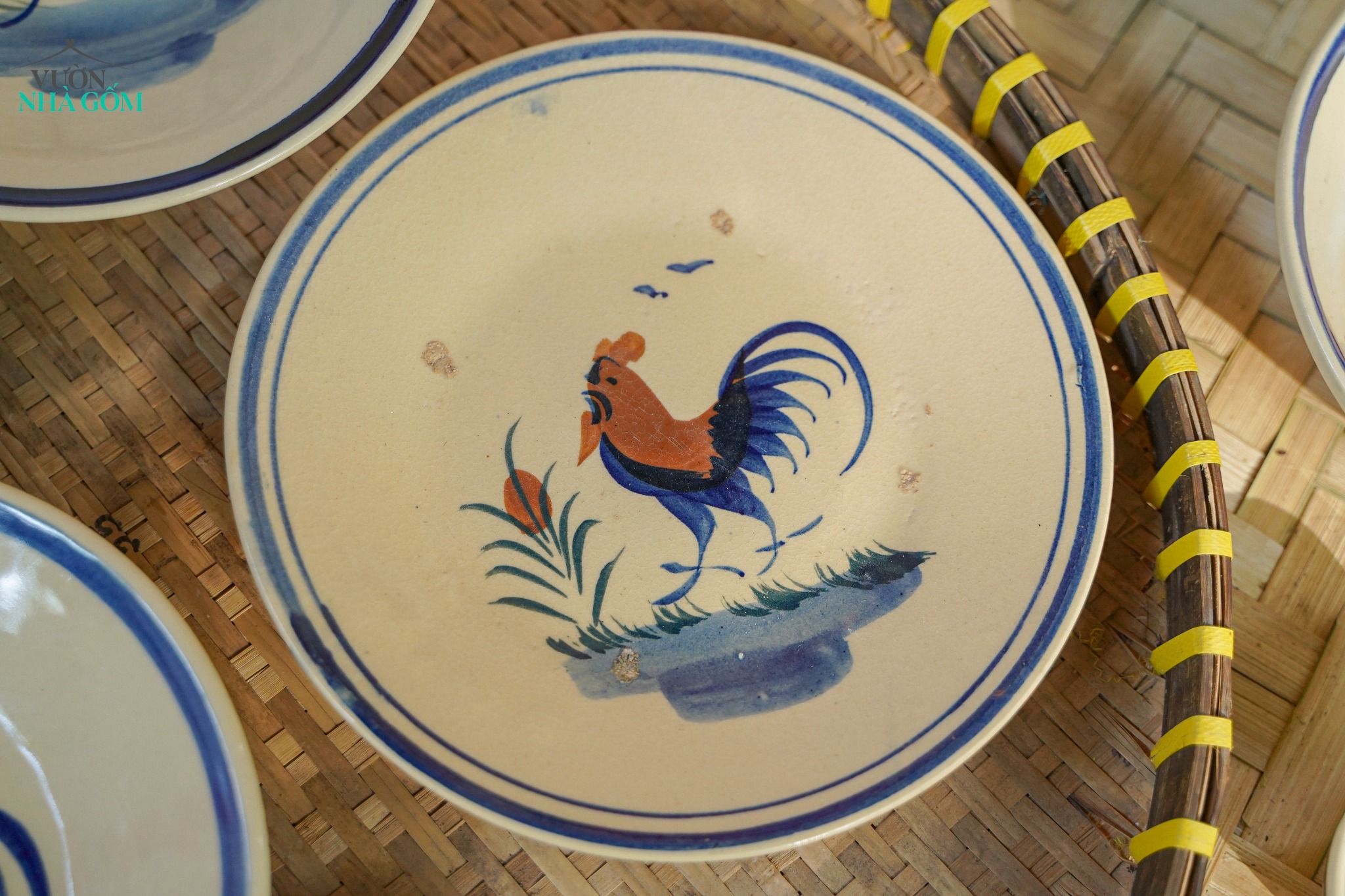  [TẾT] Bộ Chén Bát Vẽ Gà - Chén Bát Lái Thiêu - Sản Phẩm Quà Tặng Tết Bính Ngọ 2026 