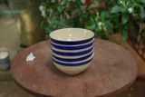  CBLX, Tô Cơm Vẽ Chỉ Xanh Thủ Công - Chén Bát Hiện Đại - Tô Ăn Bún, Tô Phở - R18cm. 