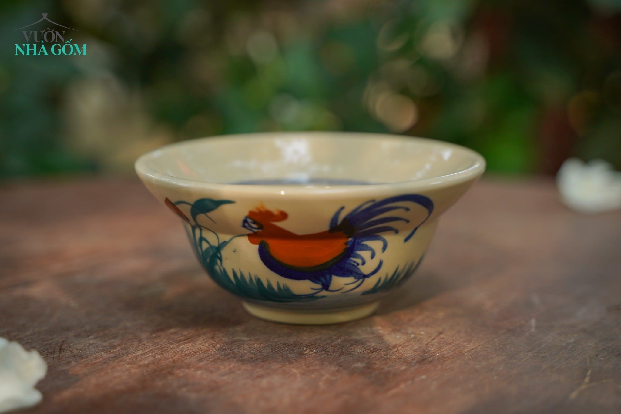  CBLX, Chén Chiết Yêu Vẽ Gà - Chén Bát Hiện Đại - Tô Chiết Yêu - R13cm| R17cm. 