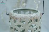  Đèn Gốm Lọng Hình Thoi, Trang Trí Nhà Cửa, Decor Sân Vườn,  Cao 22cm x Rộng 15cm 