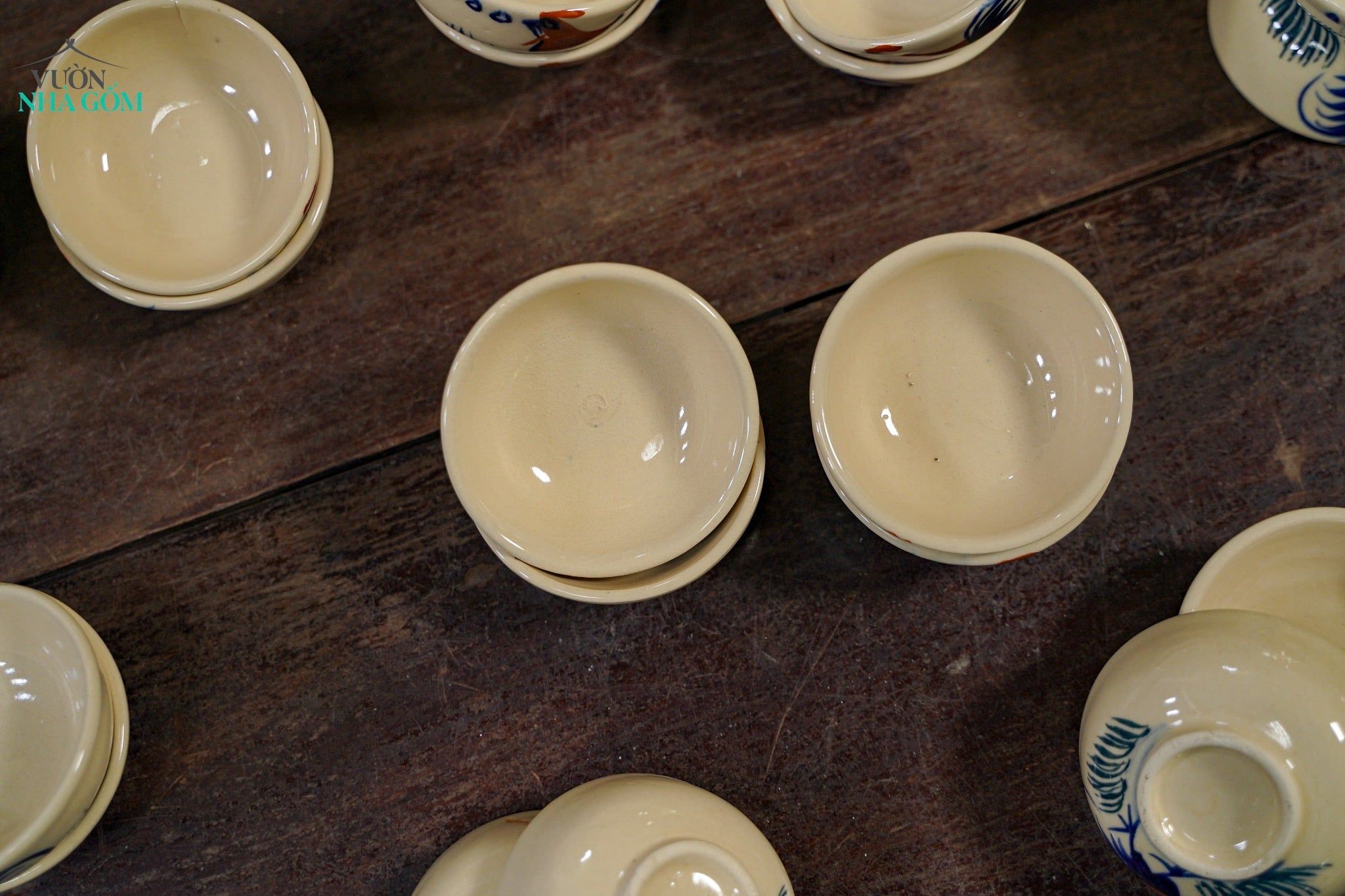  CBLT, Chén Chấm Vẽ Gà - Chén Bát Hiện Đại - Đựng Nước Chấm - R8xC3. 