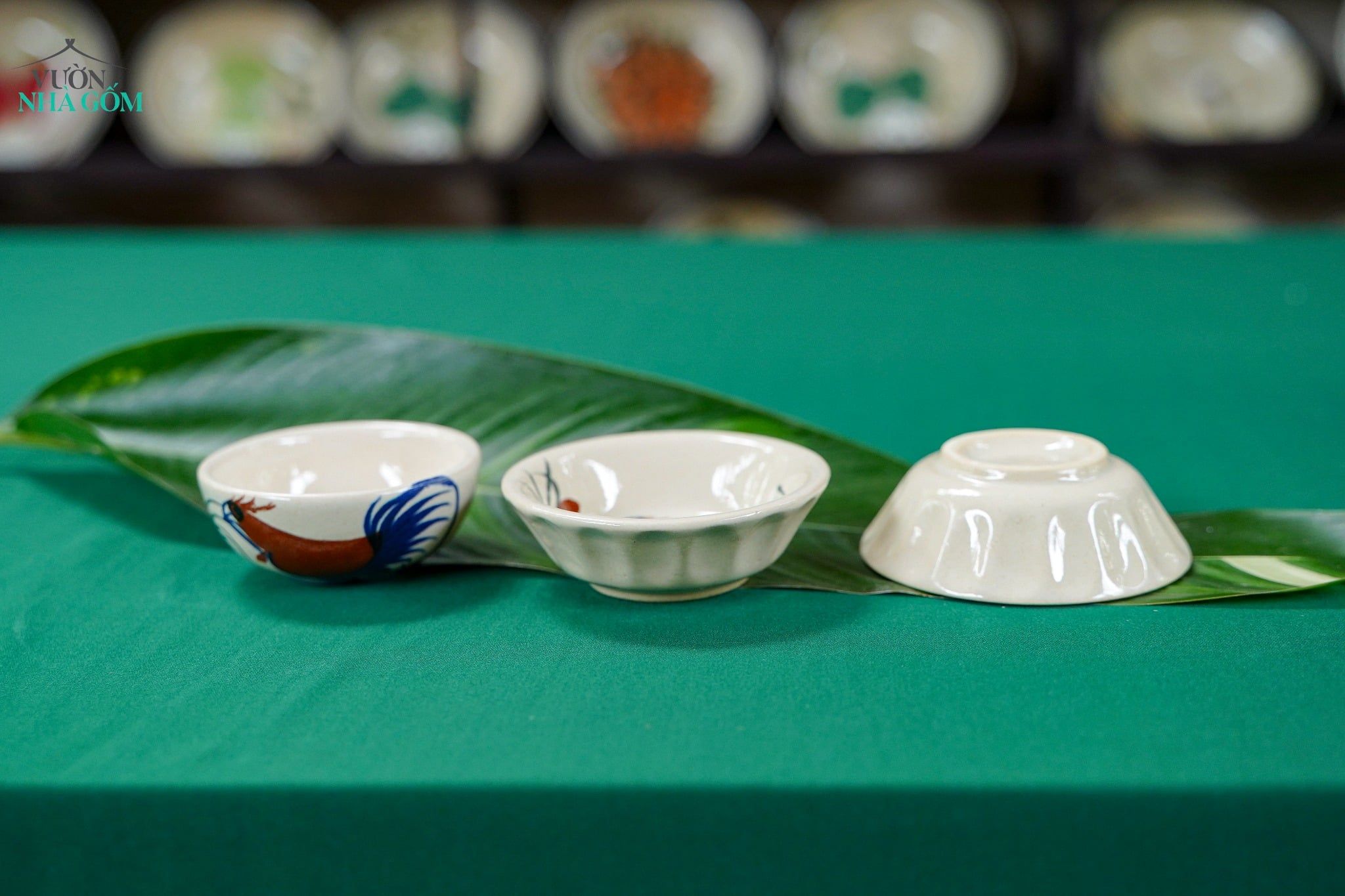  Chén Chấm Vẽ Gà Dầu - Chén Bát Hiện Đại - Đựng Nước Chấm - R9xC3 