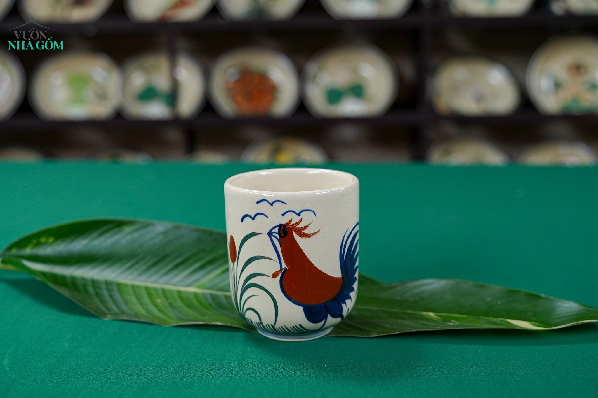  Ly Vẽ Tay Gà Dầu – Vườn Nhà Gốm 